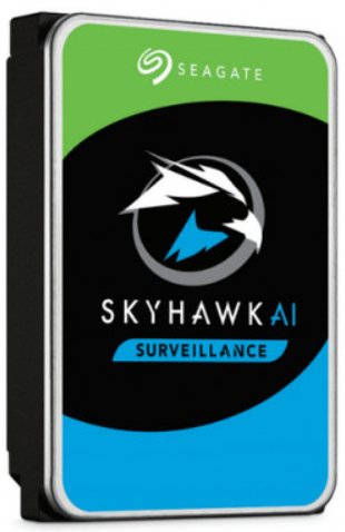 SkyHawk AI, Surveillance, 3.5" HDD, 8TB, SATA 6Gb/s, 7200RPM, 256MB Cache, 3 Years or 2M Hours MTBF Warranty - CCTV Guru