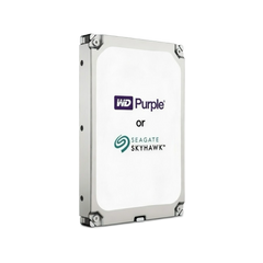 Professional 3.5-inch Surveillance Internal Hard Drive for CCTV NVR Systems - Seagate SkyHawk or WD Purple