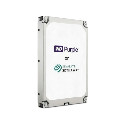 Professional 3.5-inch Surveillance Internal Hard Drive for CCTV NVR Systems - Seagate SkyHawk or WD Purple