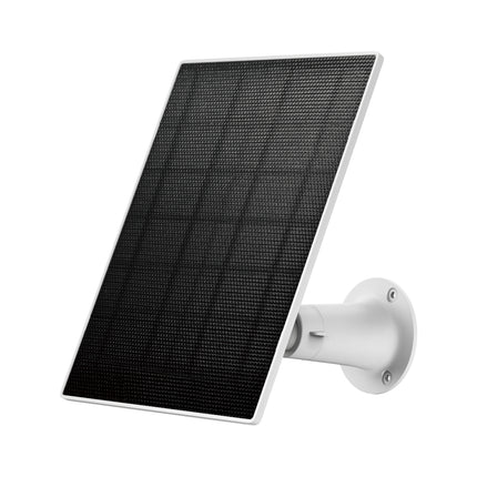 Close-up of the 360-degree adjustable wall mounting bracket attached to the back of the Tapo A202 solar panel.
