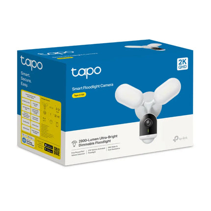 Front view of the retail packaging for the TP-Link Tapo C720 Smart Floodlight Camera, Australian Edition.