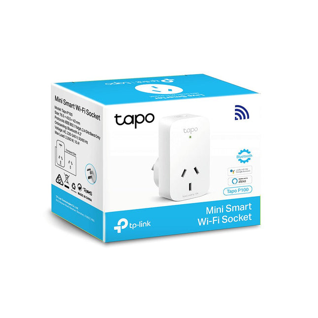 TP - Link Tapo P100(1 - pack) Mini Smart Wi - Fi Socket Smart Plug - CCTV Guru