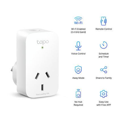 TP - Link Tapo P100(1 - pack) Mini Smart Wi - Fi Socket Smart Plug - CCTV Guru