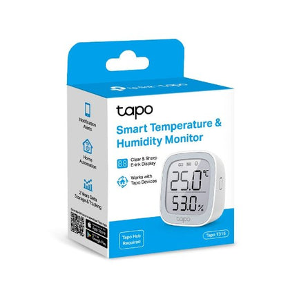 TP - Link Tapo Smart Temperature & Humidity Monitor - Tapo T315 - CCTV Guru
