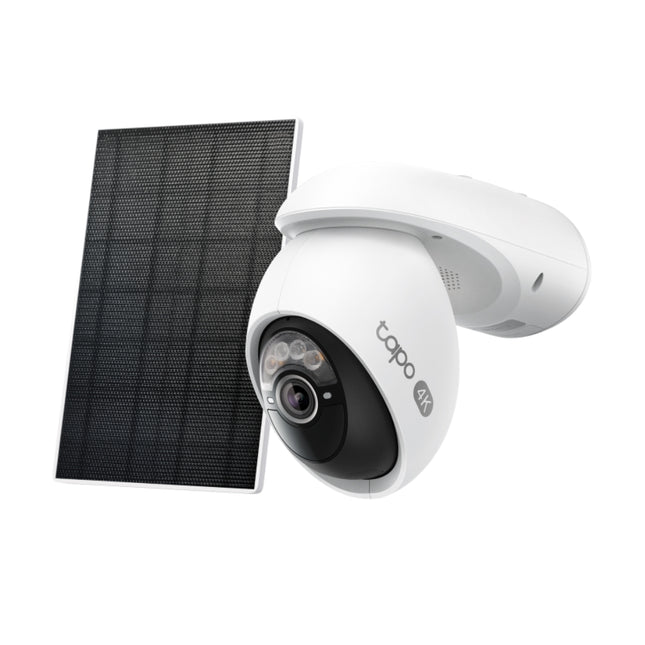 Front view of the retail packaging for the Tapo TC92 KIT Solar-Powered Security Camera Kit, Australian edition.