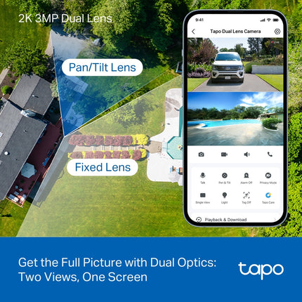 The motorized pan and tilt base of the TC93D KIT outdoor camera designed for complete 360-degree property surveillance.