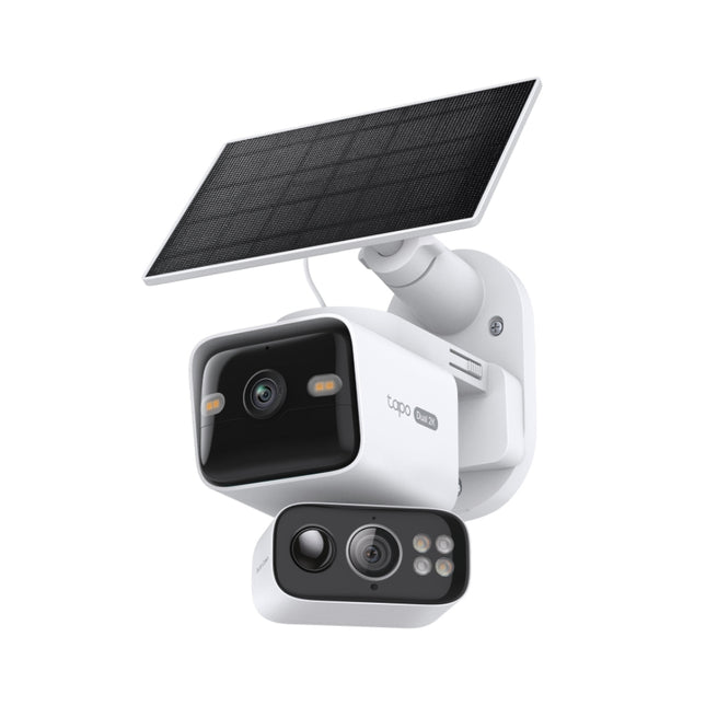TC93D KIT Solar-Powered Dual-Lens Pan/Tilt Security Camera Kit by TP-Link Australia.