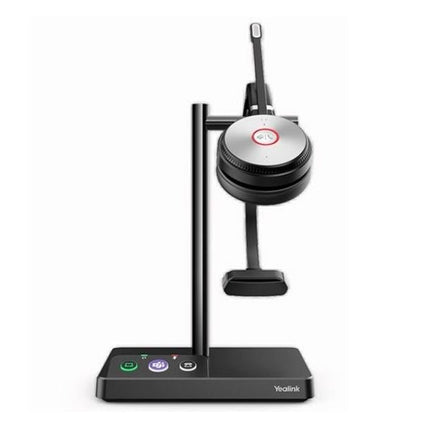 Yealink WH62 Mono UC TEAMS DECT Wirelss Headset, Busylight On Headset, Leather Ear Cushions, Multi - devices connection, Breathable wearing - CCTV Guru