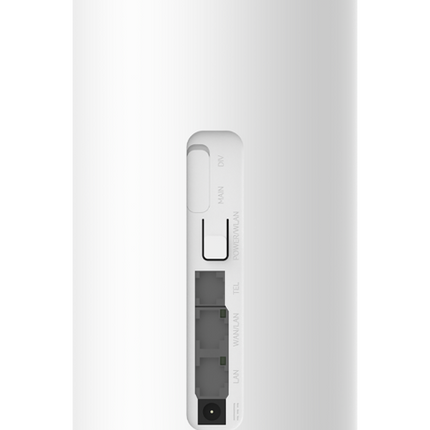 Teltonika ALTOS CAP700 router rear view showing Ethernet and connection ports