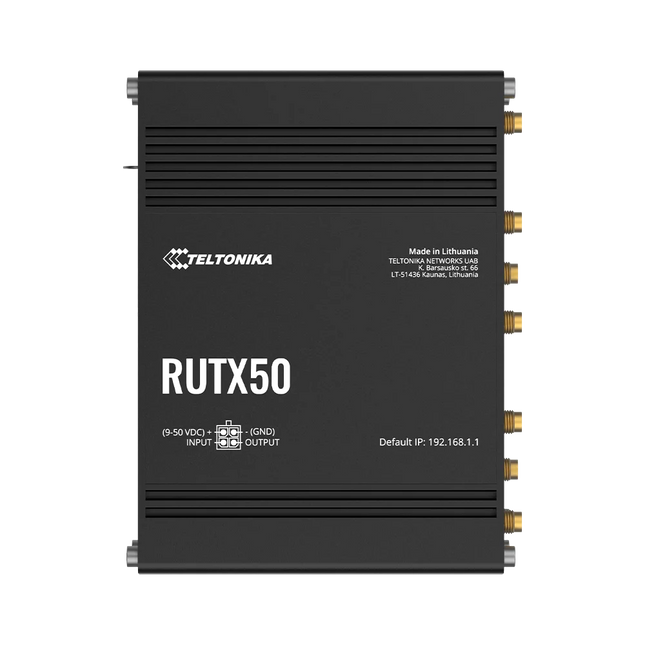 Teltonika RUTX50 industrial 5G router for CCTV remote access and business failover in Australia