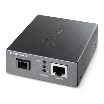 TP - Link TL - FC111A - 20 10/100 Mbps WDM Media Converter - IEEE 802.3u 1550nm 20KM (Compatible with TL - FC111B - 20) - CCTV Guru
