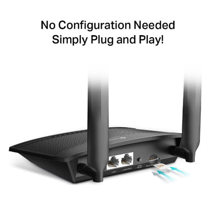 TP - Link TL - MR100 300Mbps Wireless N 4G LTE Router - CCTV Guru