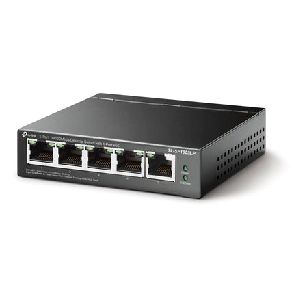 TP - Link TL - SF1005LP 5 - Port 10/100Mbps Desktop Switch with 4 - Port PoE - CCTV Guru