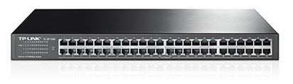 TP - Link TL - SF1048 48 - Port 10/100Mbps Rackmount Switch energy - efficient Supports MAC 19 - inch rack - mountable steel case 100% Data filtering - CCTV Guru