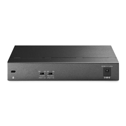 TP - Link 6 - Port Gigabit Desktop Switch with 3 - Port PoE+ and 1 - Port PoE++ - TL - SG1006PP - CCTV Guru
