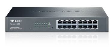 TP - Link TL - SG1016DE 16 - Port Gigabit Easy Smart Switch network monitoring, traffic prioritization and VLAN features Web - based user interface - CCTV Guru