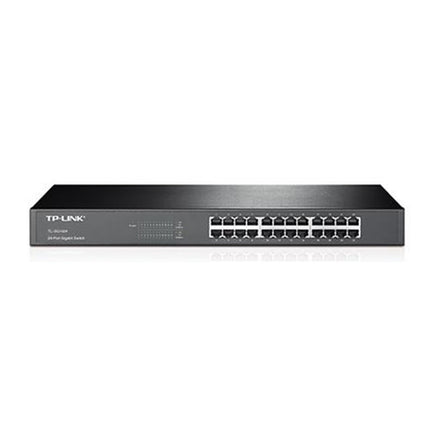 TP - Link TL - SG1024 24 - Port Gigabit 19' Rackmountable Unmanaged Switch energy - efficient Supports MAC Plug & play 48Gbps Switching Capacity - CCTV Guru