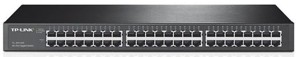 TP - Link TL - SG1048 48 - Port Gigabit Rackmount Switch 19 - inch rack - mountable steel case 96Gbps Switching Capacity IEEE 802.3x flow control Auto MDI/MDIX - CCTV Guru