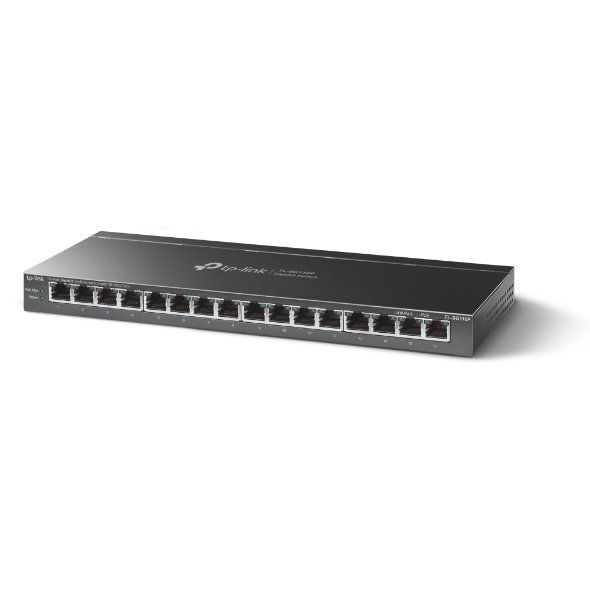 TP - Link 16 - Port Gigabit Desktop Switch with 16 - Port PoE+ - TL - SG116P - CCTV Guru