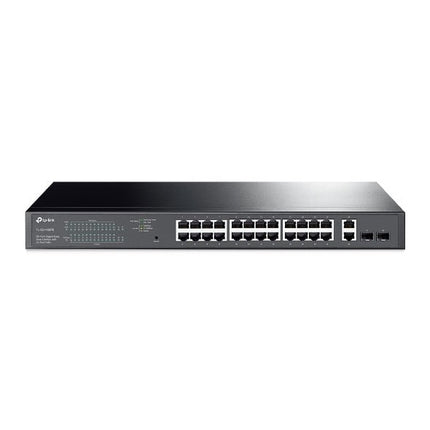 TP - Link TL - SG1428PE 28 - Port Gigabit Easy Smart Switch with 24 - Port PoE+ 32xVLAN 56Gbps Switching Capacity Rack Mountable - CCTV Guru