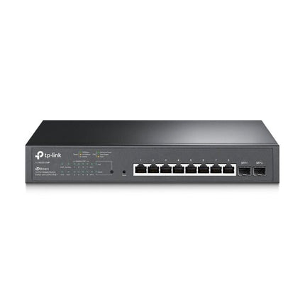 TP - Link TL - SG2210MP 10 - Port Gigabit Smart Switch with 8 - Port PoE+ 1xFan 14.9Mpps Support Omada SDN, 802.1p CoS/DSCP QOS, IGMP Snoop Rack Mountable - CCTV Guru