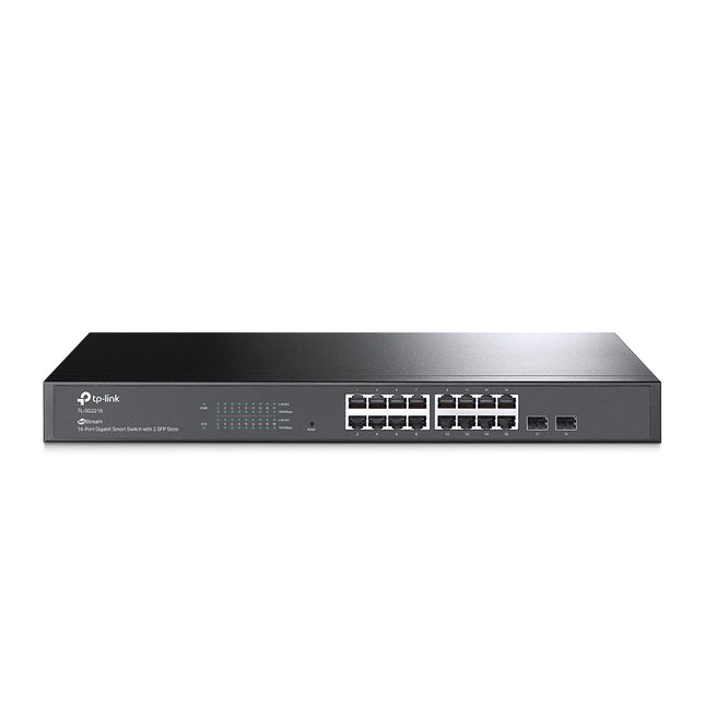 TP - Link TL - SG2218 JetStream 16 - Port Gigabit Smart Switch with 2 SFP Slots, Support Omada SDN, L2/L3/L4 QoS, Static Routing,Rack Mountable - CCTV Guru