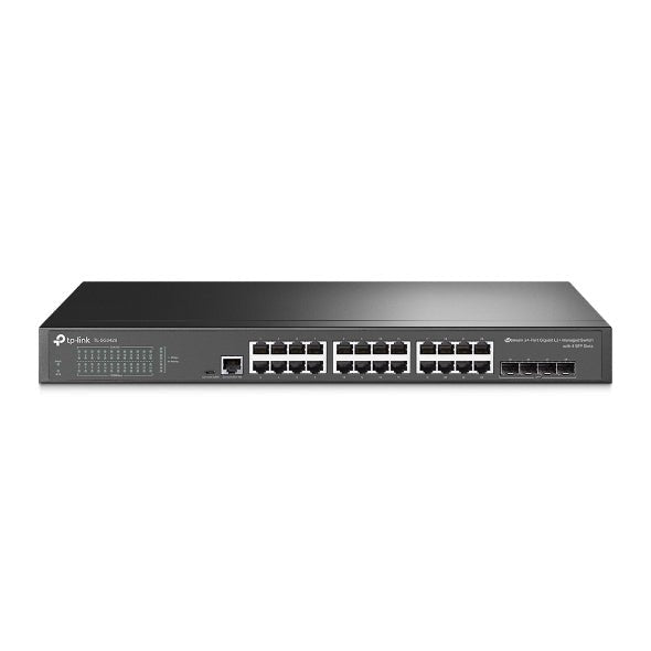 TP - Link TL - SG3428 JetStream 24 - Port Gigabit L2 Managed Switch with 4 SFP Slots IGMP Snooping QoS Rack Mountable Fanless, Support Omada Controller - CCTV Guru