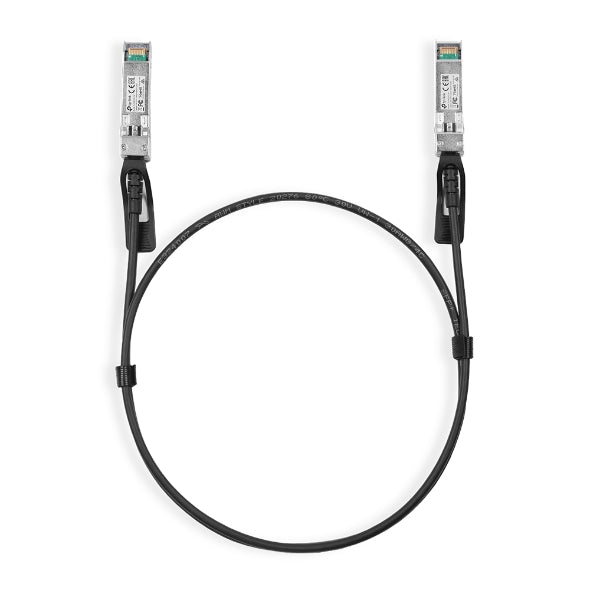 TP - Link TL - SM5220 - 1M 1 Meter 10G SFP+ Direct Attach Cable, Drives 10 Gigabit Ethernet, 10G SFP+ Connector on Both Sides (Replaces TXC432 - CU1M) - CCTV Guru