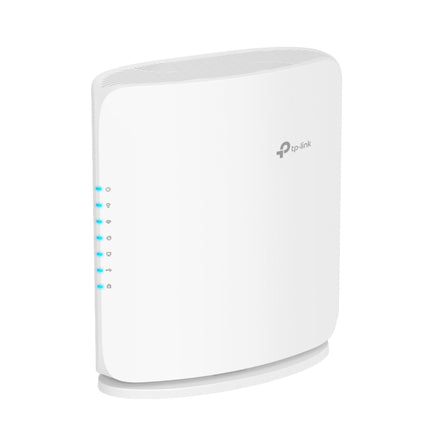 TP-Link Archer BE450 BE7200 dual-band Wi-Fi 7 router featuring a modern, vertical chassis and external high-performance antennas.