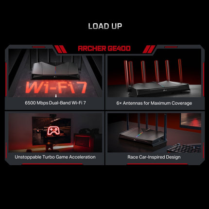TP-Link Archer GE400 Wi-Fi 7 Gaming Router