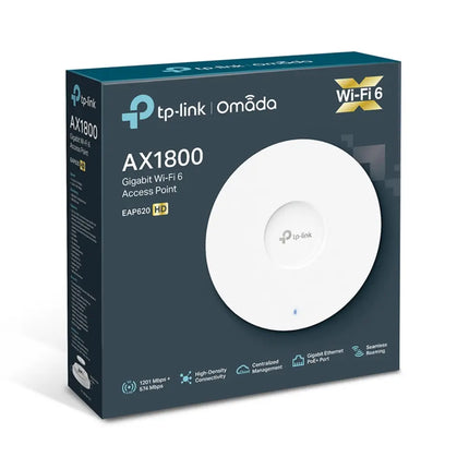 TP-Link Australia EAP620 HD AX1800 dual-band wireless access point.