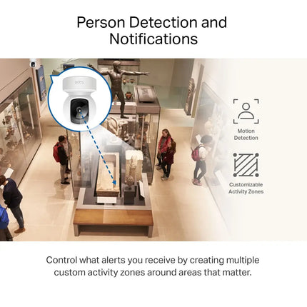 Official retail packaging box for the TP-Link Australia Tapo C212 pan/tilt home security Wi-Fi camera system.