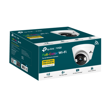 The official TP-Link Australia retail packaging box for the VIGI C440-W 4MP Full-Colour Wi-Fi Turret Network Camera.