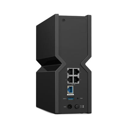 Top angle of the TP-Link Archer BE550 Pro router, built with 6 internal smart antennas supporting Multi-Link Operation.