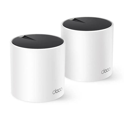 TP-Link Deco X55 2-Pack AX3000 Whole Home Mesh Wi-Fi 6 System, engineered to eliminate wireless dead zones across multi-room layouts.