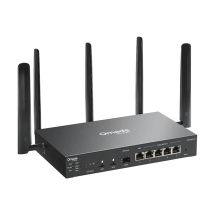 Front view of the official retail packaging for the TP-Link Omada ER706WP-4G business VPN gateway, Australian edition.