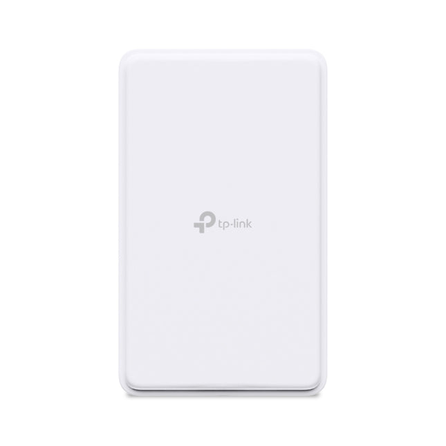 TP-Link NE200-Outdoor 5G outdoor router featuring a durable, UV-resistant white weatherproof housing and external antennas.