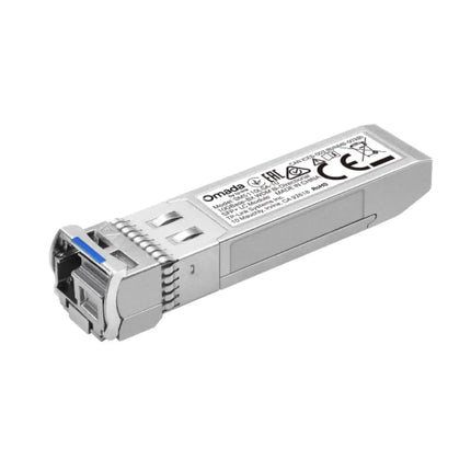 TP-Link Omada SM5110LSA-10 10GBase-BX WDM Bi-Directional SFP+ LC module for single-mode fiber up to 10km.