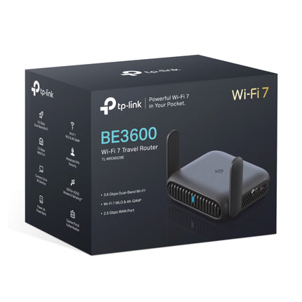 TP-Link TL-WR3602BE BE3600 Dual-Band Wi-Fi 7 Router