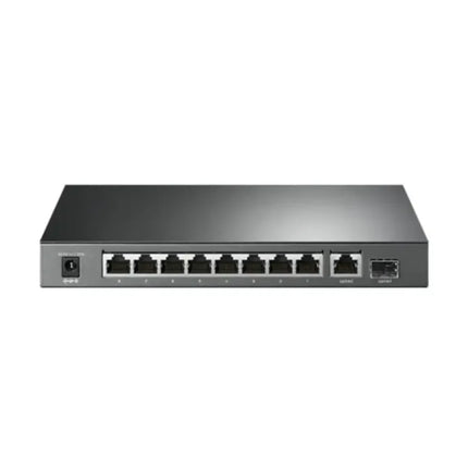 Front panel view of the TP-Link TL-SG1210PP unmanaged gigabit switch, showing 2 high-power 60W PoE++ ports, 6 PoE+ ports, 1 standard RJ45 port, and 1 Combo SFP slot.