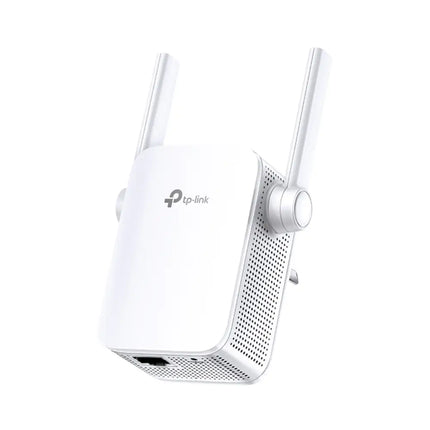 TP-Link TL-WA855RE 300Mbps Wi-Fi Range Extender with two external antennas to eliminate wireless dead zones.