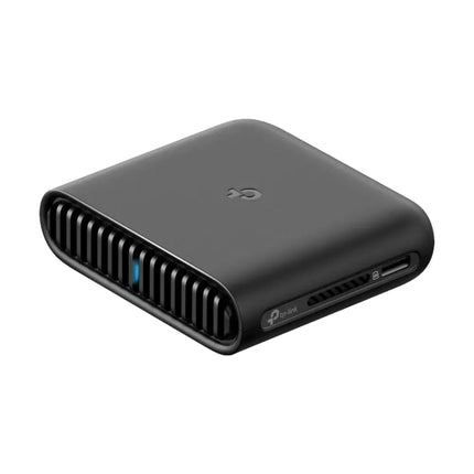 TP-Link TL-WR3002X AX3000 dual-band Wi-Fi 6 router with four external high-gain antennas in black.