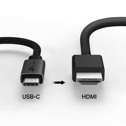 TP-Link UA520C Type-C adapter supporting up to 4K at 60Hz Ultra HD video output for monitors and displays.