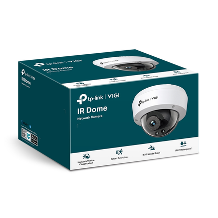TP-Link VIGI C240I 4MP IR dome network camera available from TP-Link Australia.