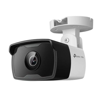 TP-Link VIGI C340I 4MP Outdoor IR Bullet Network Camera, clean profile view showing its weather-resistant design.