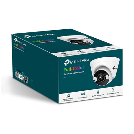 Official retail packaging for the TP-Link VIGI C450 5MP Full-Colour Turret Network Camera, Australian market version.