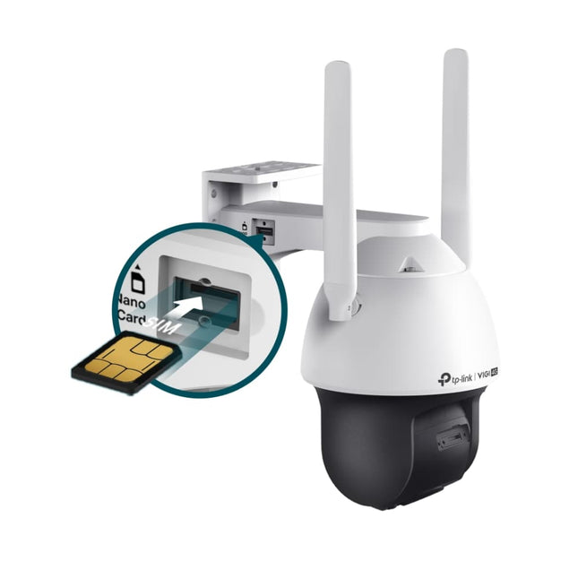 TP-Link VIGI C540-4G 4MP outdoor pan tilt 4G network camera with full-colour night vision and 360° monitoring