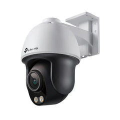 TP-Link VIGI C540S 4mm 4MP outdoor ColourPro night vision pan-tilt network dome camera with motorized arm mounting.