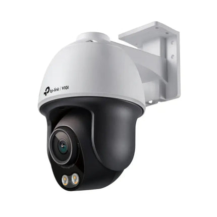 TP-Link VIGI C540S 4mm 4MP outdoor ColourPro night vision pan-tilt network dome camera with motorized arm mounting.