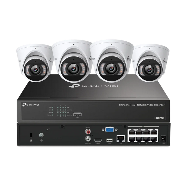 TP-Link VIGI NVR1004H-4P 4-channel PoE+ NVR with 2TB HDD pre-installed